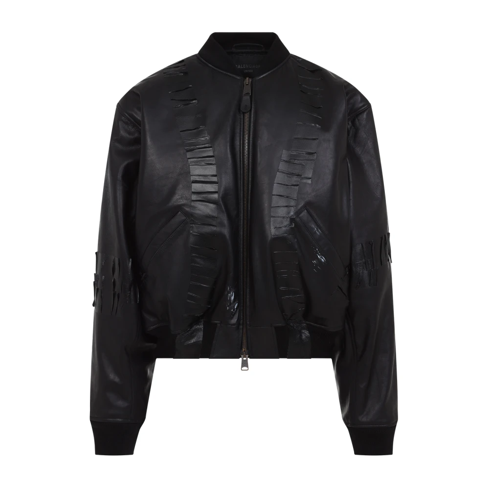 Balenciaga Zwarte Bomberjack Black Heren