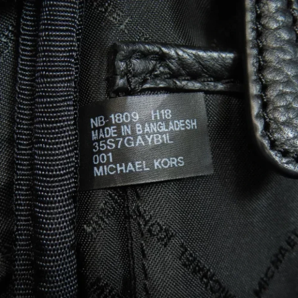 Michael Kors Pre-owned Leather backpacks Black Dames