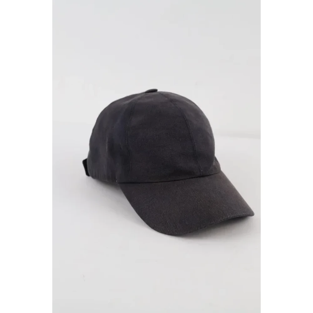 Hermès Vintage Pre-owned Cotton hats Gray Dames