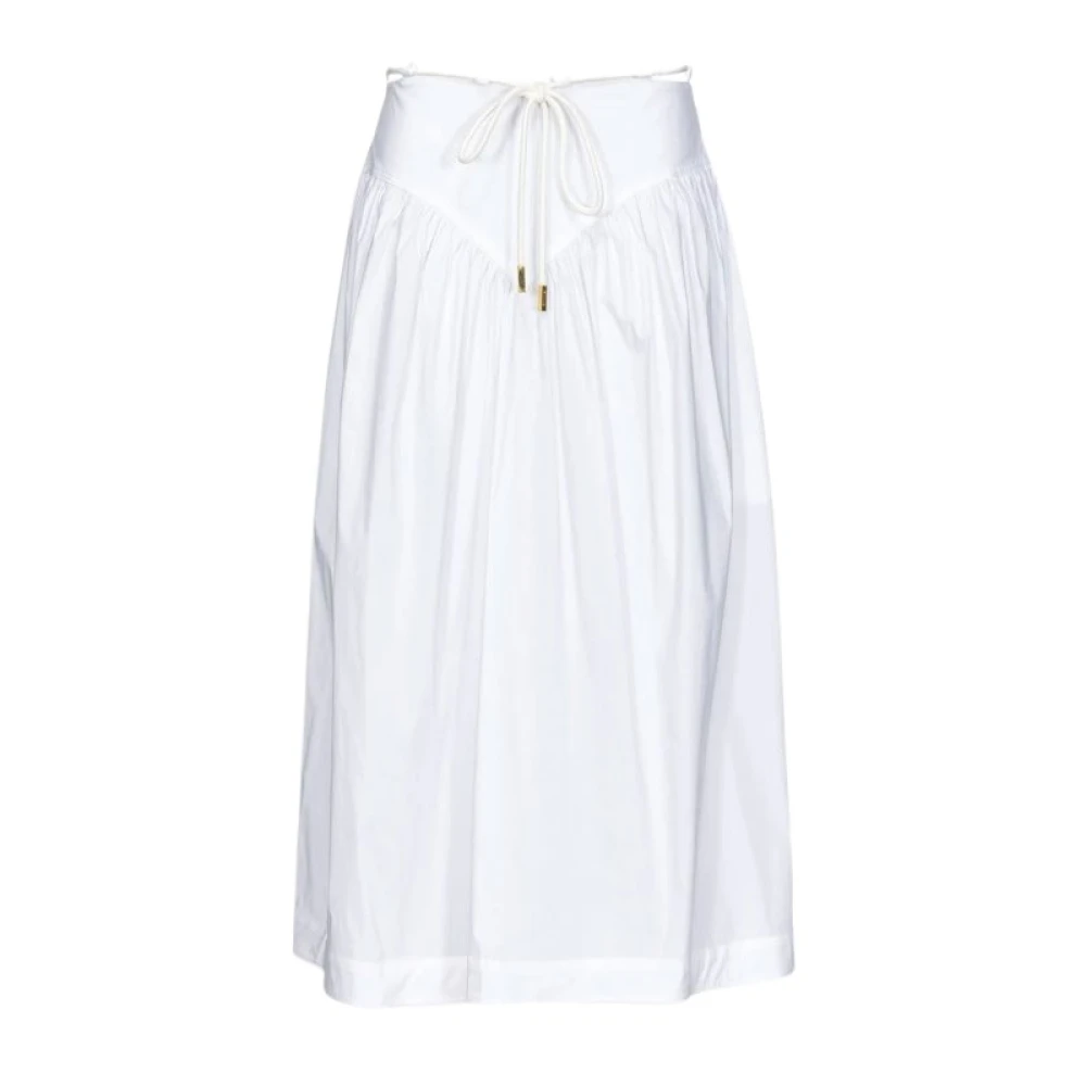 Pinko Mujer Blanco - Falda Larga - Skirts - M - Falda Larga