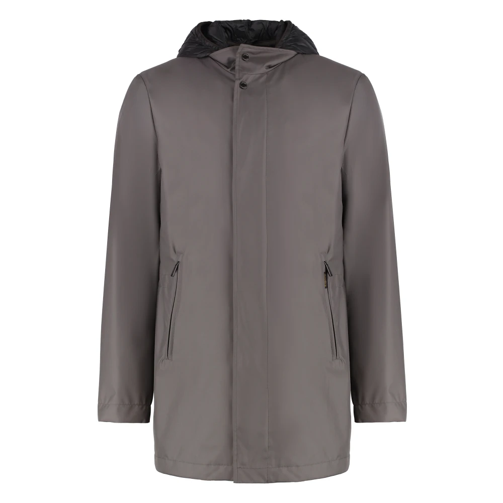 Moorer - Coats > Parkas - Gray - Moorer - Modalova