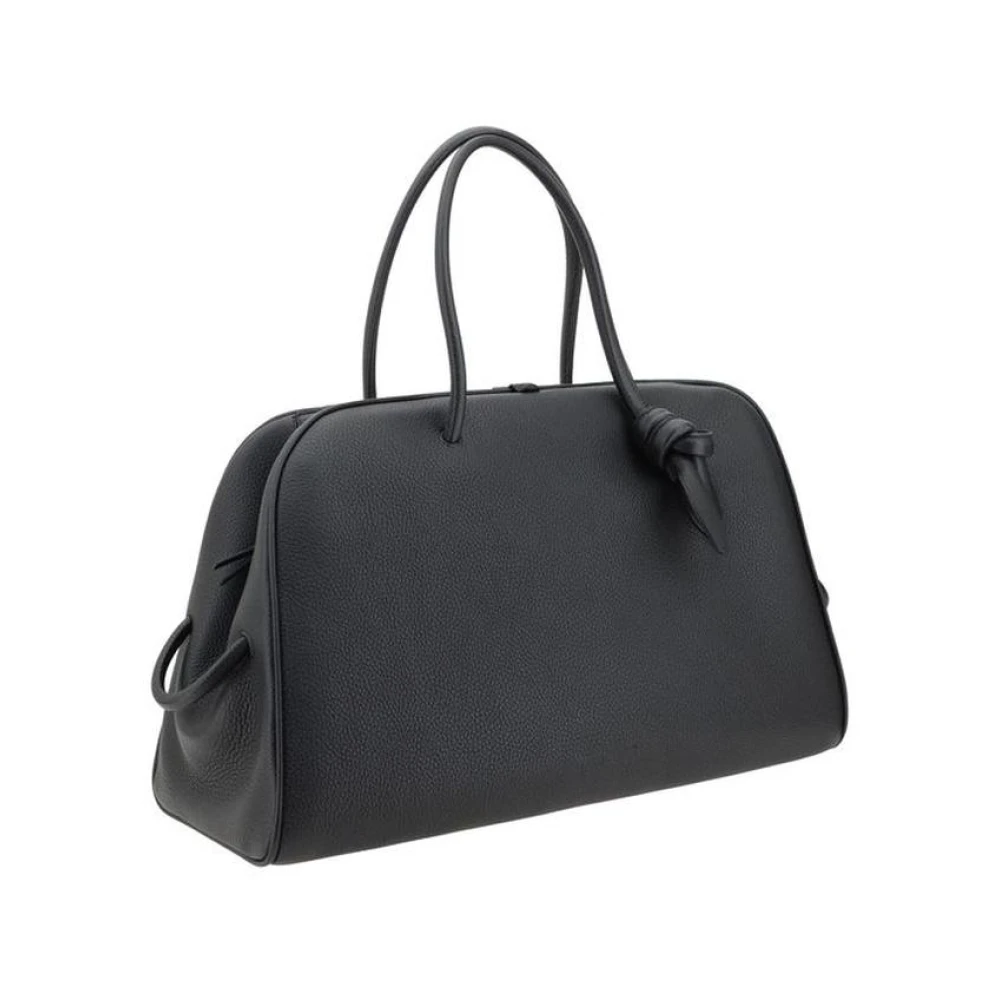 Jacquemus Elegante leren schoudertas Black Heren