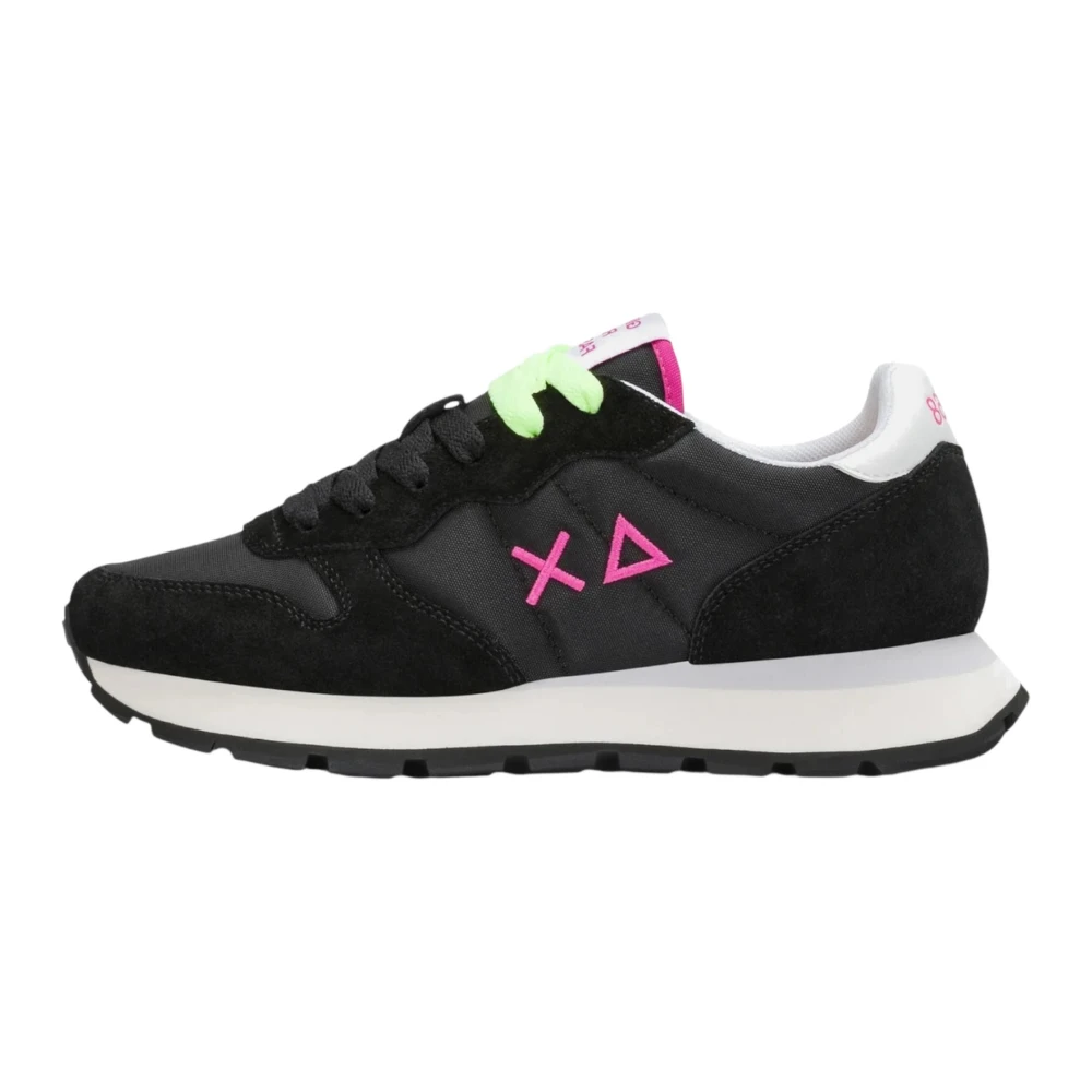 Sun68 Ally Solid Low Top Sneakers Dames Schoenen Zwart