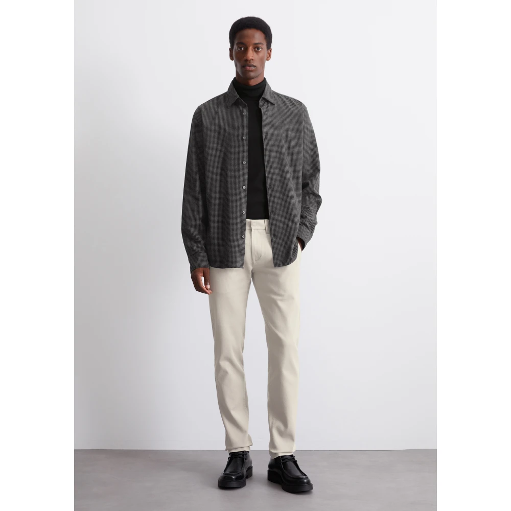 Marc O'Polo Vichy shirt regular Black Heren