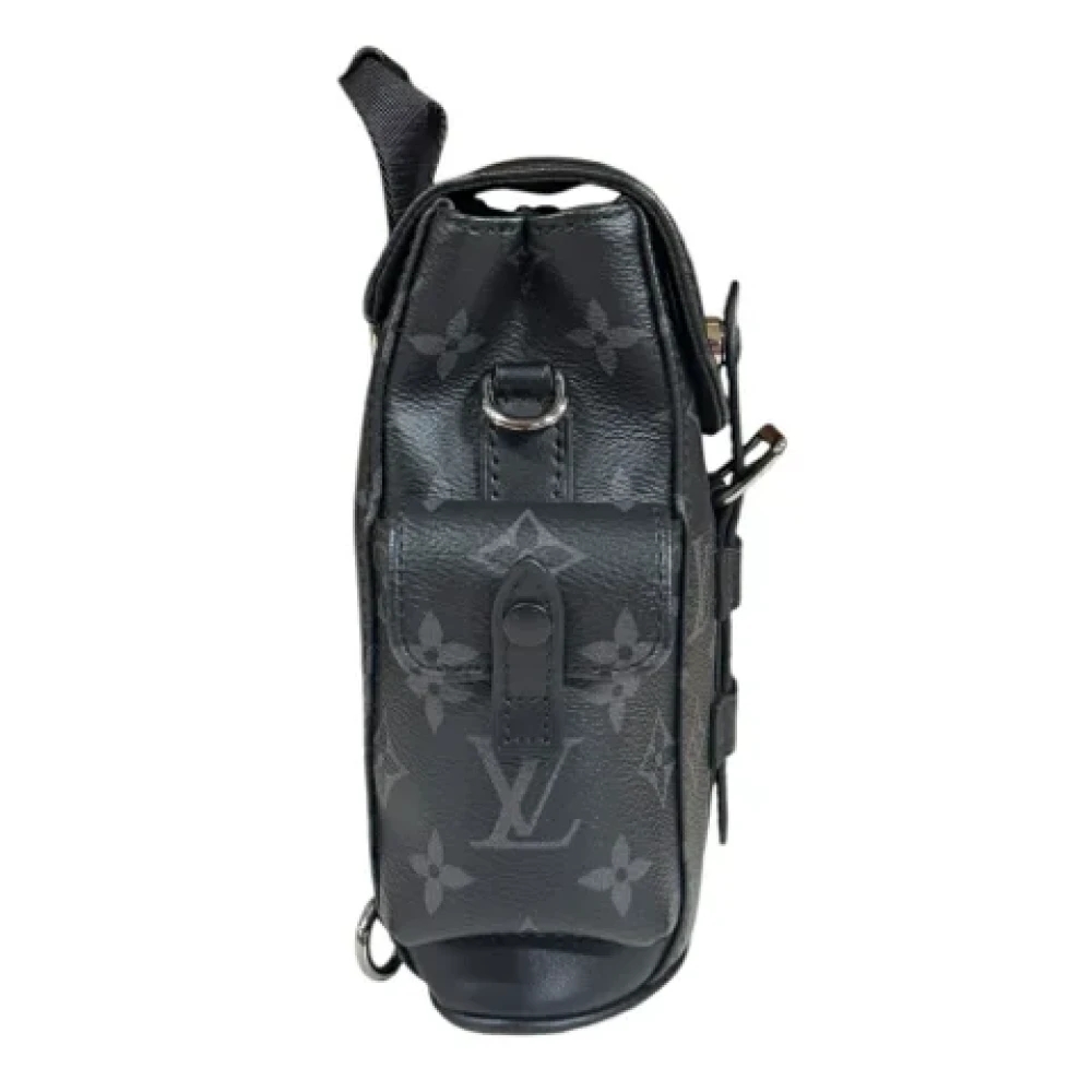 Louis Vuitton Vintage Pre-owned Canvas louis-vuitton-bags Black Dames