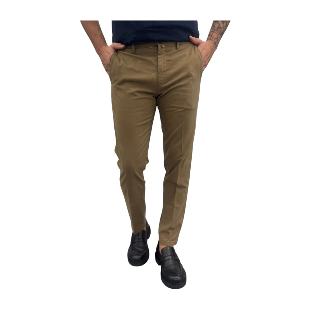 Siviglia Stijlvolle Herenbroek Brown Heren