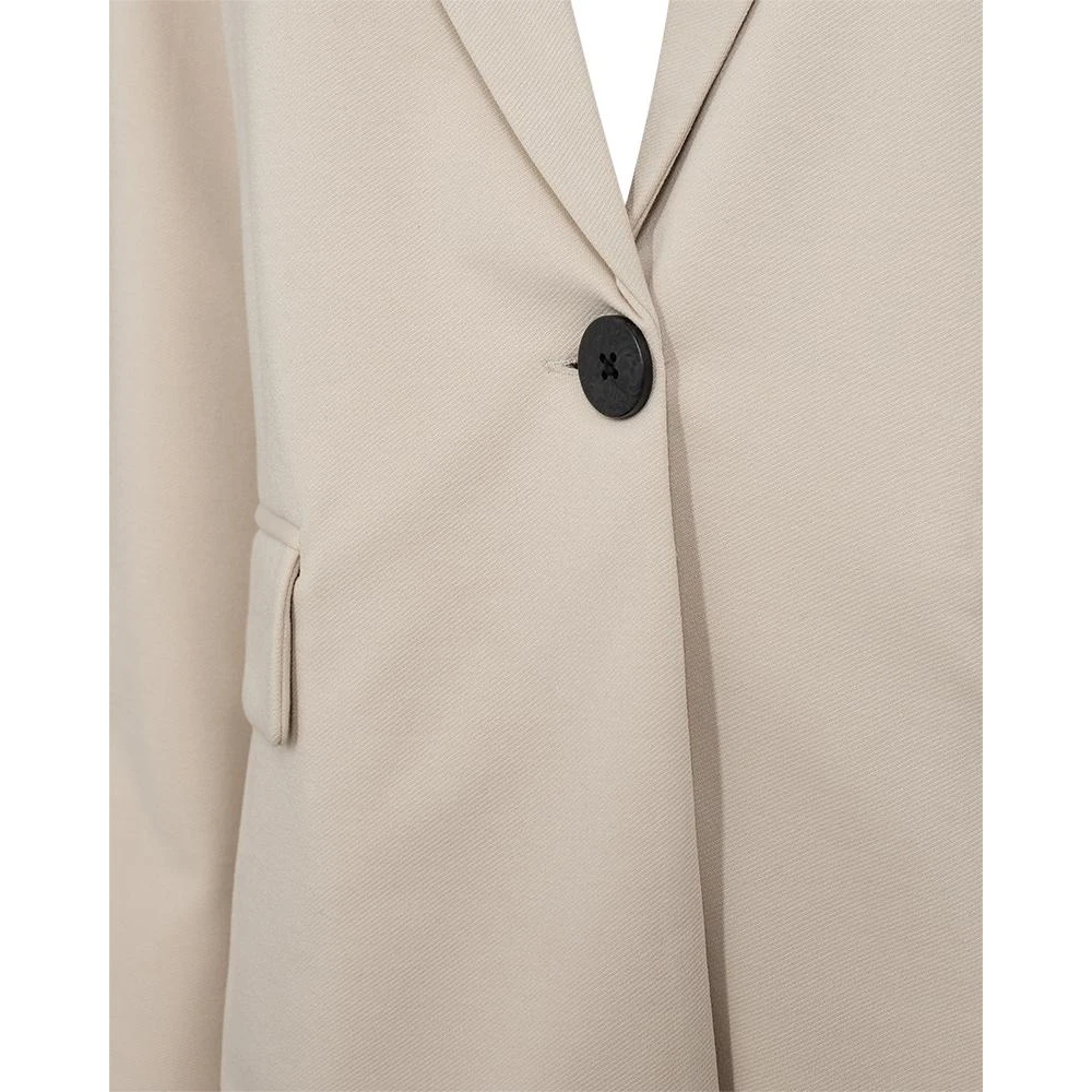 Freequent Stijlvolle Moonbeam Blazer Beige Dames