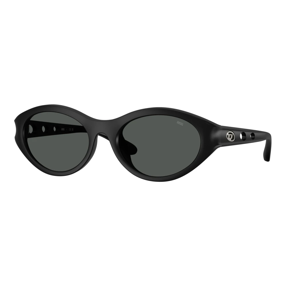 Diesel Women's Black Sunglasses,, Stylish Sunglasses In Dark Color Medium