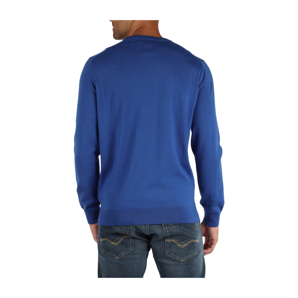 Lacoste Regular Fit Wollen Trui Blue Heren