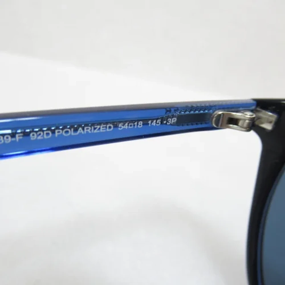 Moncler Pre-owned Plastic sunglasses Blue Dames