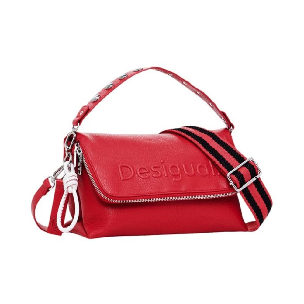 Desigual Moderne Polyethyleen Handtas Dames Collectie Red Dames