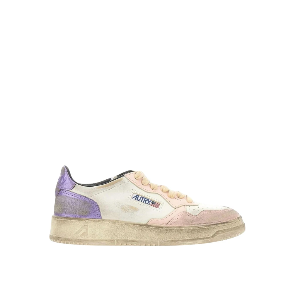 Autry Leren Low-Top Sneakers Dames Schoenen Veelkleurig Multicolor