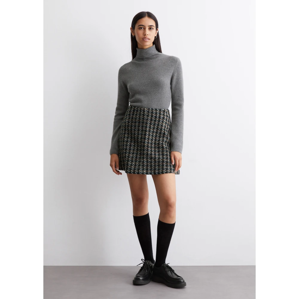 Marc O'Polo Uitlopende minirok Black Dames