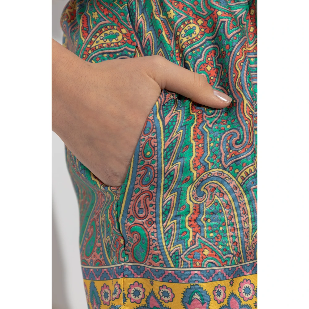 ETRO Zijden shorts Multicolor Dames