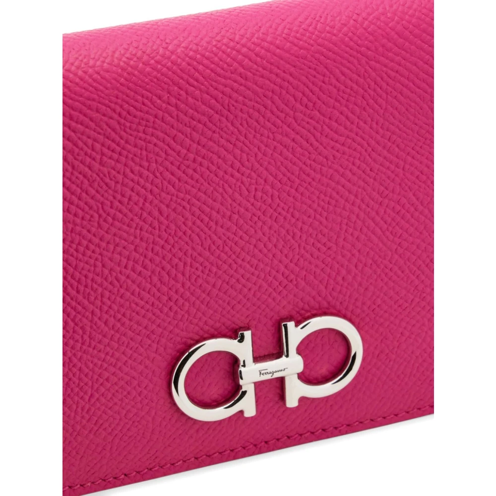 Salvatore Ferragamo Stijlvolle Portemonnees Collectie Pink Dames