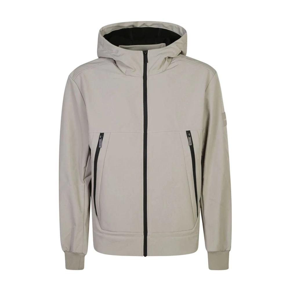 Calvin Klein Grijze Parka Jas voor Mannen Gray Heren