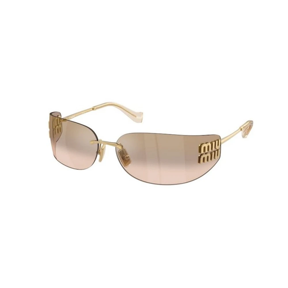 Miu Miu Yellow Sunglasses, Female, One Size, Aube Sunglasses