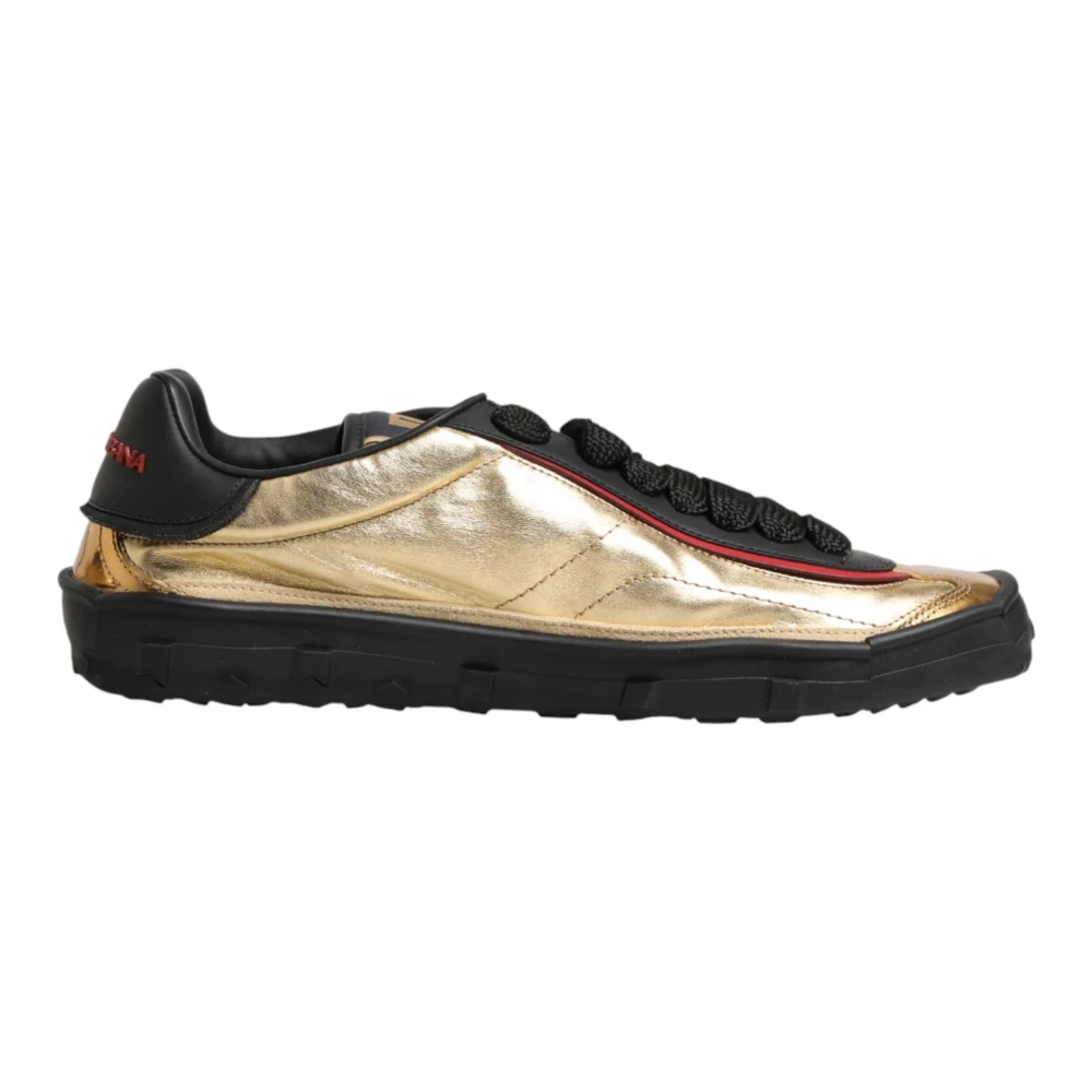 Dolce & Gabbana Men's Multicolor Sneakers, 10 Uk, Old Runner Lace Up Trainers