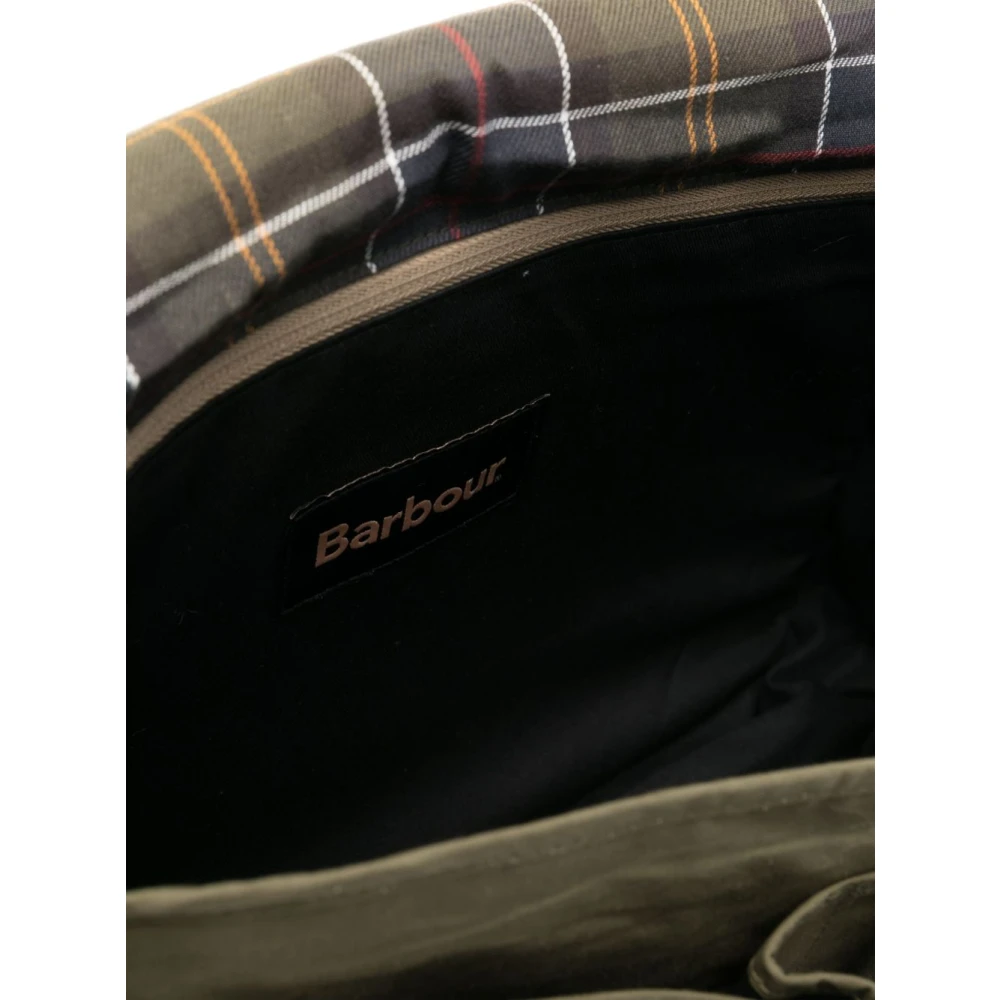 Barbour Groene Schoudertas met Zakken Green Heren
