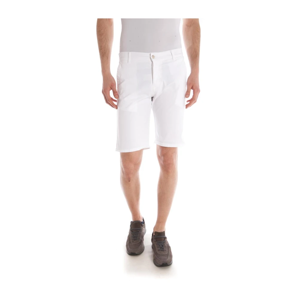 Daniele Alessandrini Men's White Casual Shorts, W32, Short