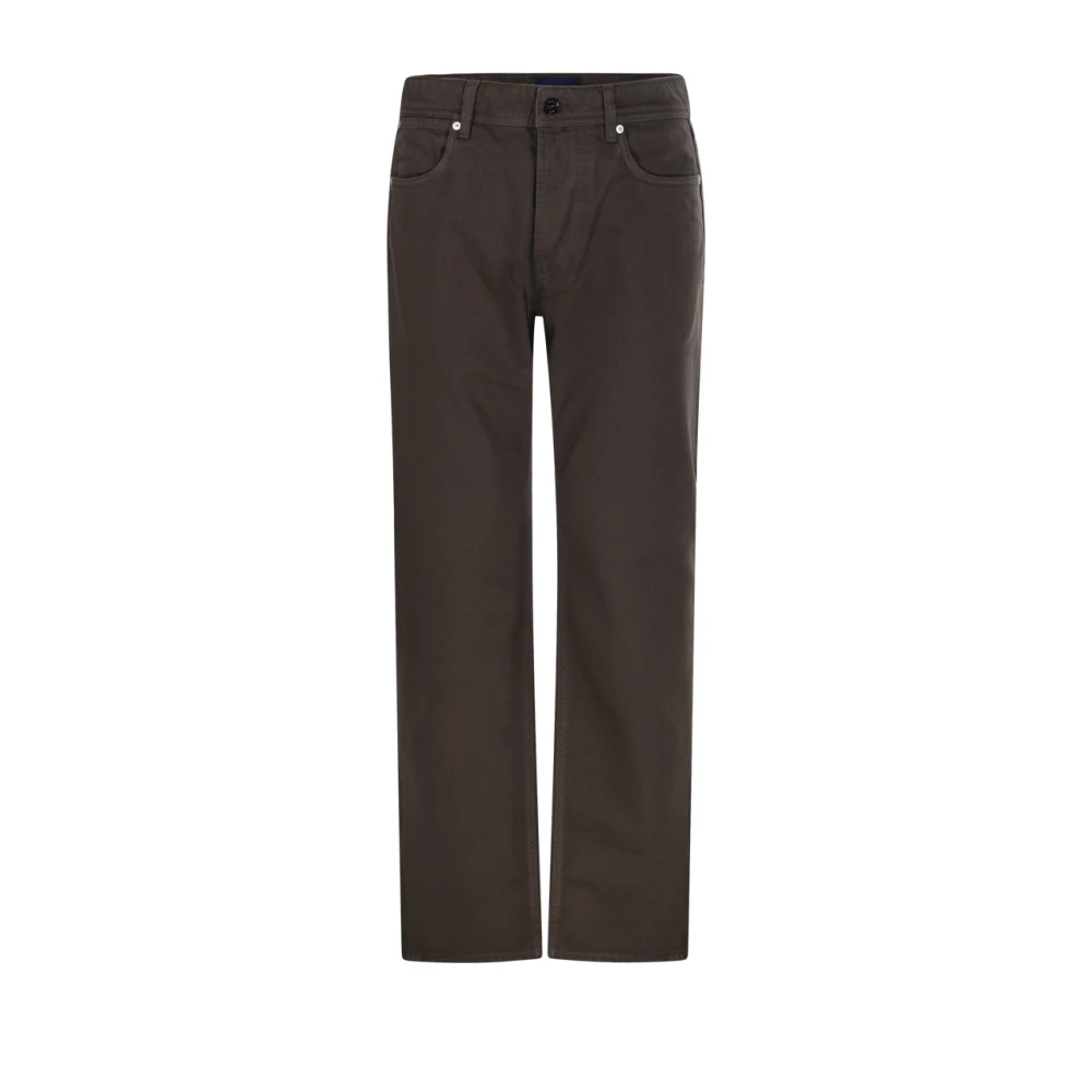 Stone Island Brown Regular Straight Jeans - Male - Straight Fit Jeans - W34 - Jeans