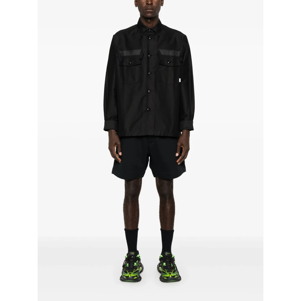 Y-3 Luxe Logo-Print Track Shorts Black Heren