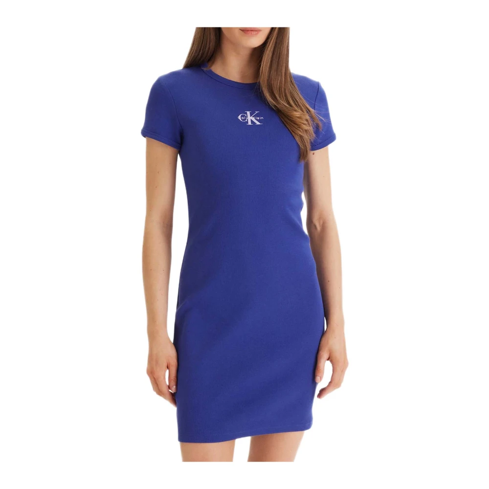 Calvin Klein Women's Blue Lv047f241gc8x Dress - Short Dresses - S - Dresses