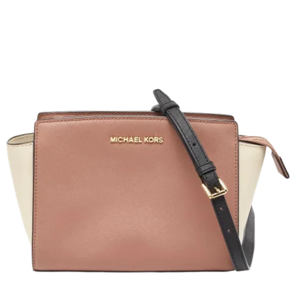 Michael Kors Pre-owned Leather crossbody-bags Pink Dames