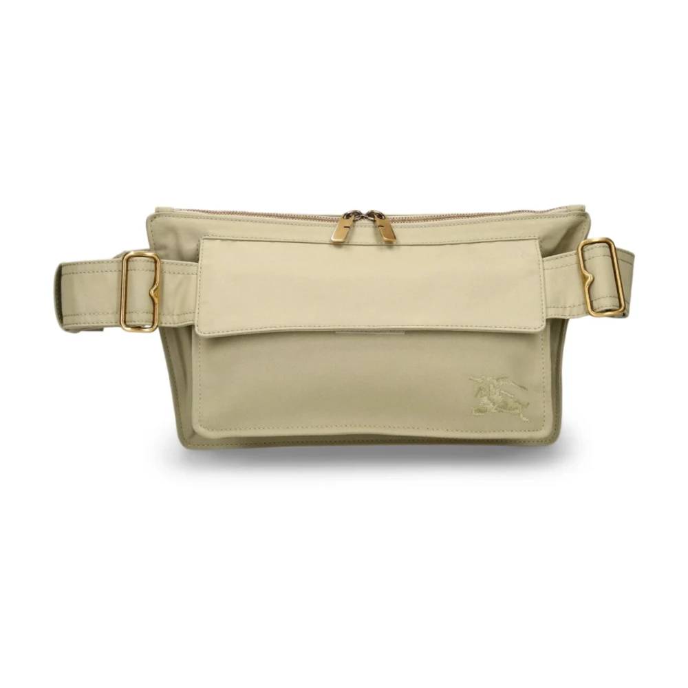 Burberry Men's Beige Bum Bags, One Size, Logo Belt Bag In Gabardine