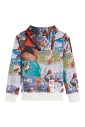 sweat-a-capuche-imprime-journal