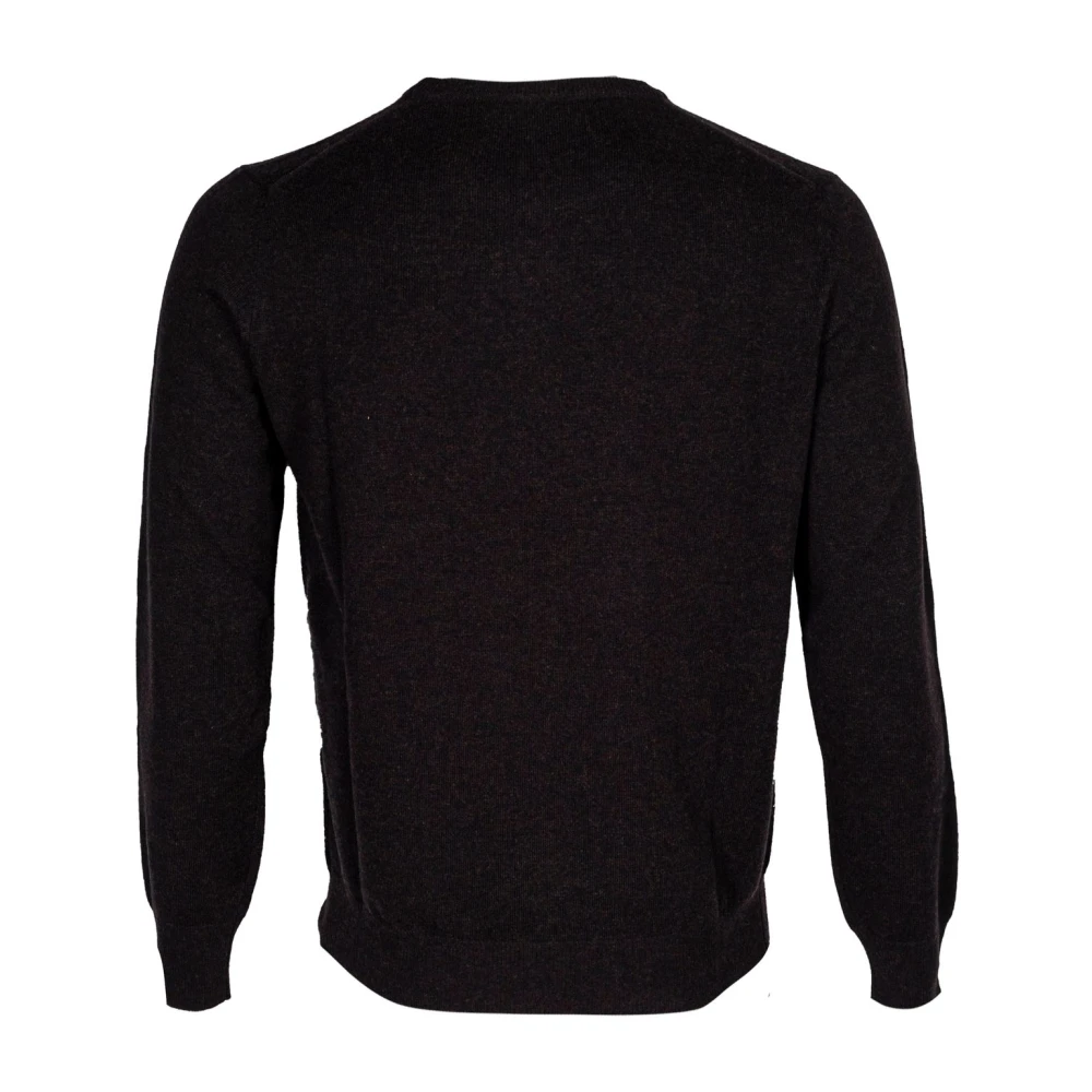 Kangra Heren Crew Neck Sweater. Lange Mouw. Black Heren