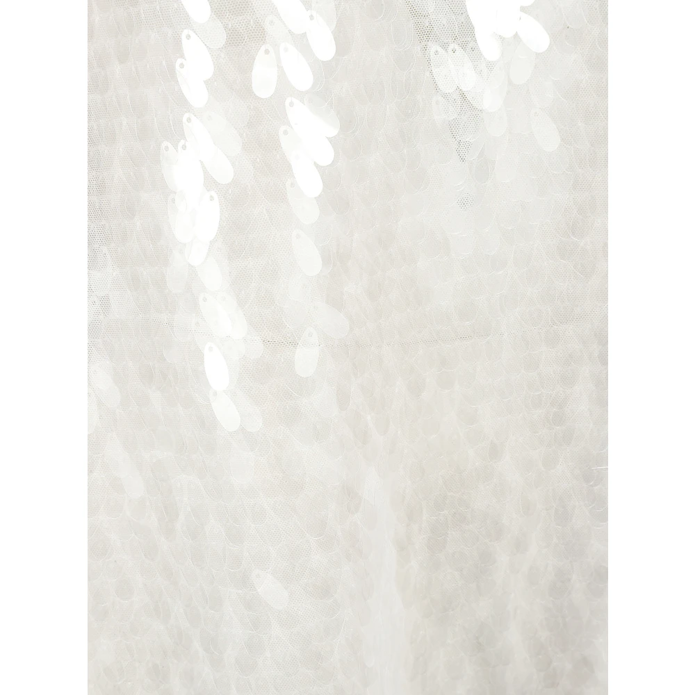 Norma Kamali Witte Spandex Top Gemaakt in China White Dames