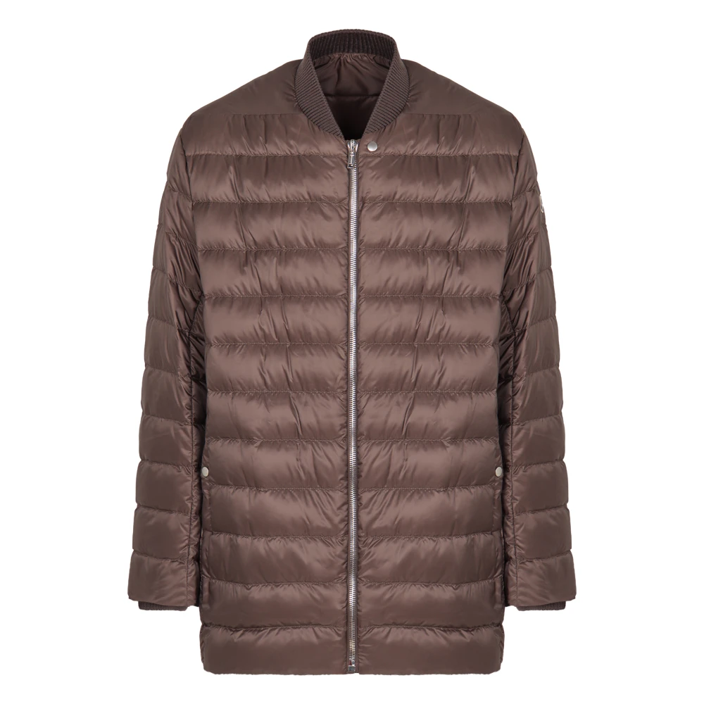 Rick Owens Men's Brown Lightweight Nylon Parka - Winter Jackets - L - Jackets