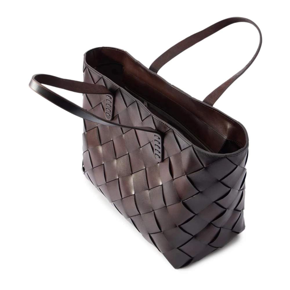 Dragon Diffusion Bruine leren crossover tote tas Brown Dames