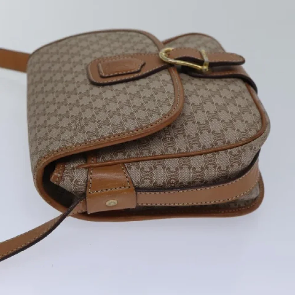 Celine Vintage Pre-owned Canvas celine-bags Beige Dames