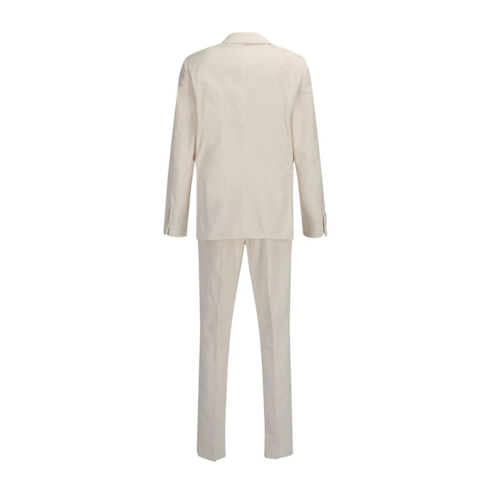 Lardini Corduroy Pak met Blazer en Broek White Heren