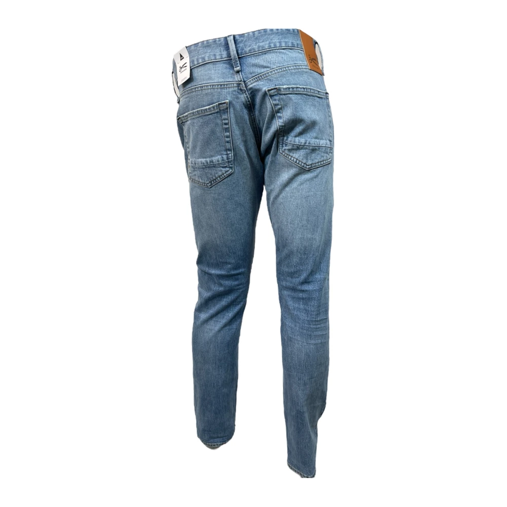 Denham Ridge Straight Fit Jeans Light Blue Heren