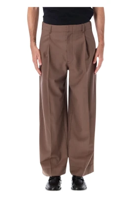 Single Pleat Tailored Pants