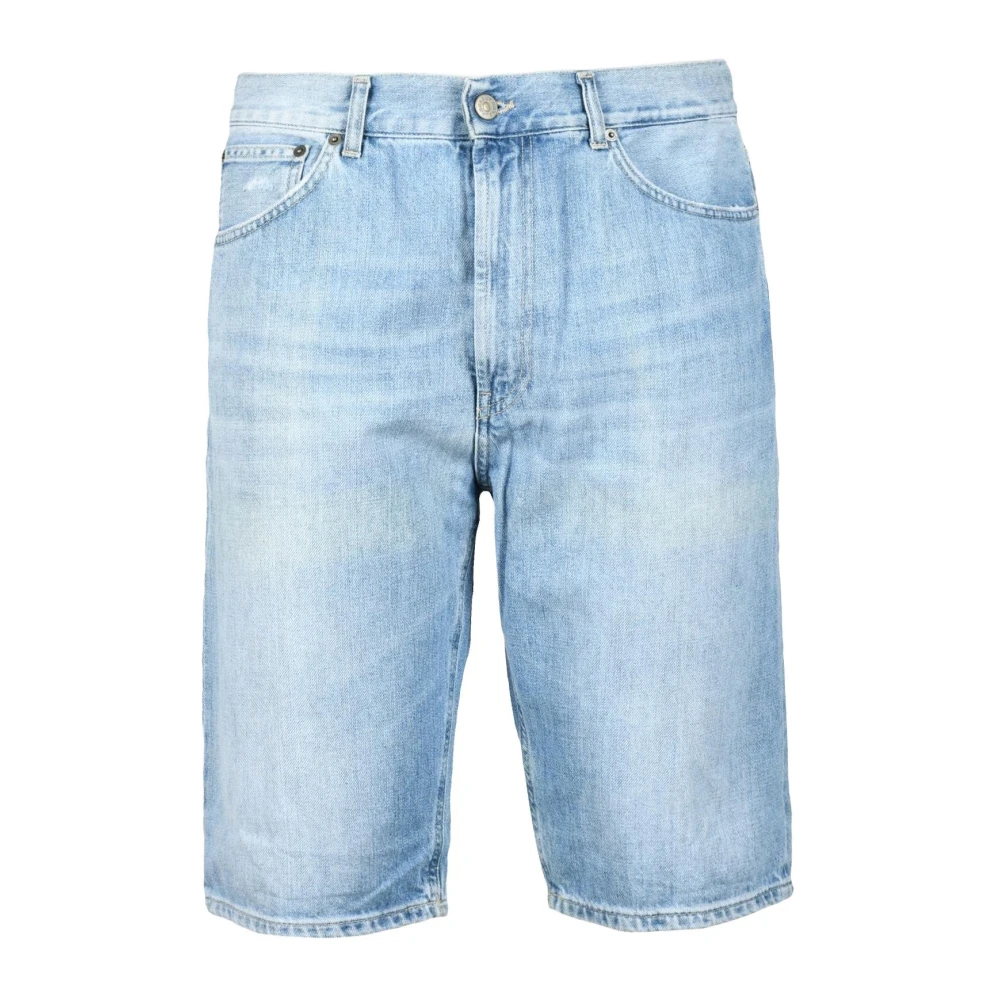 Dondup Katoenen Bermuda Shorts Blue Heren
