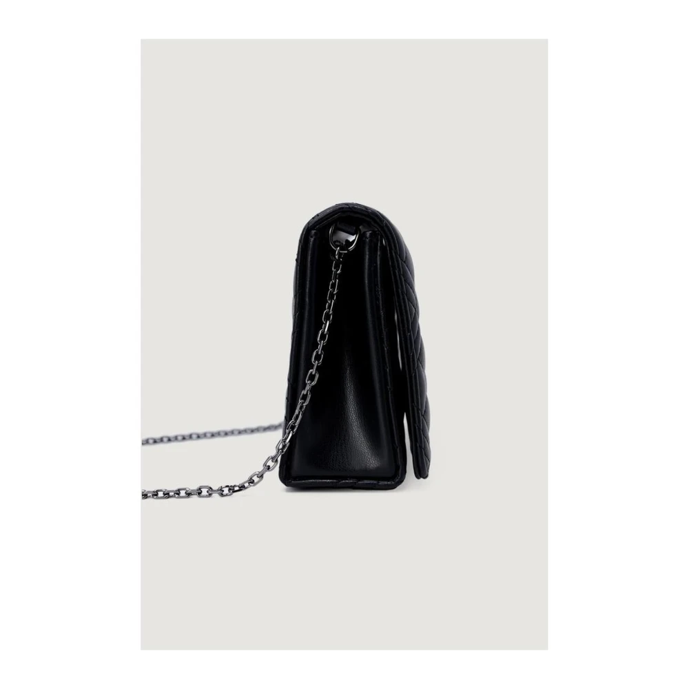 Love Moschino Compacte polyurethaan handtas herfst winter collectie Black Dames