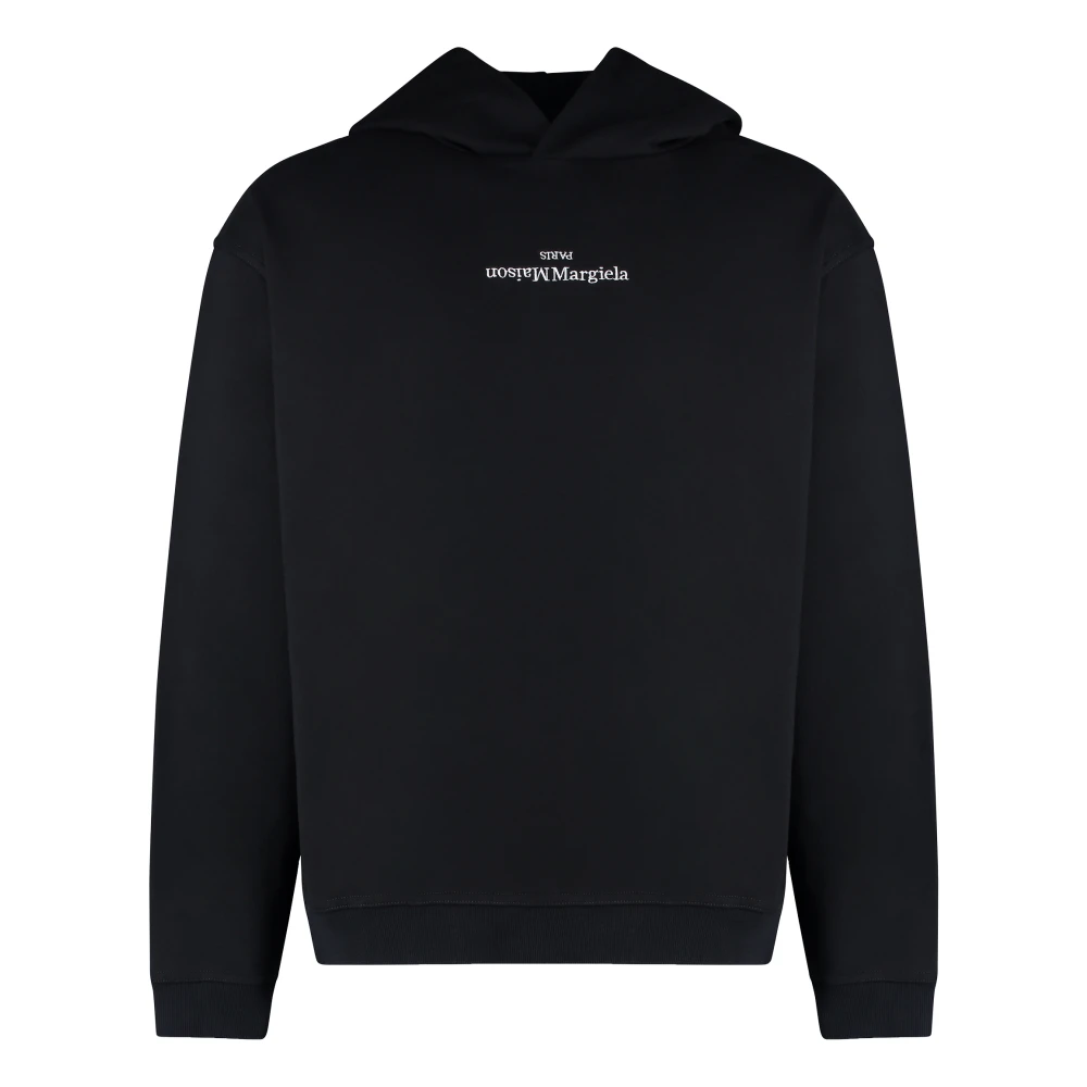 Maison Margiela Women's Black Hooded Sweatshirt