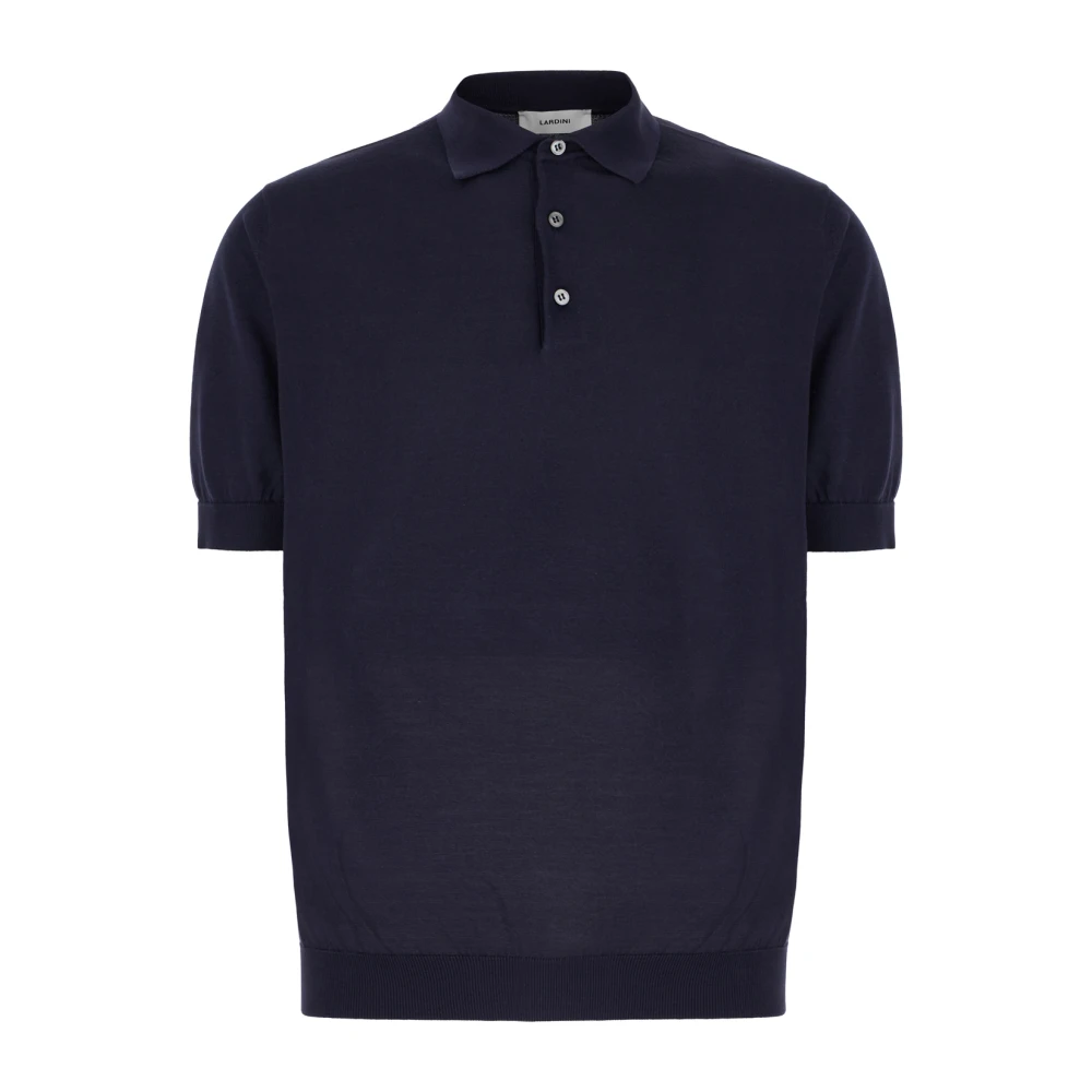 Lardini Klassieke Polo Shirt voor Mannen Blue Heren