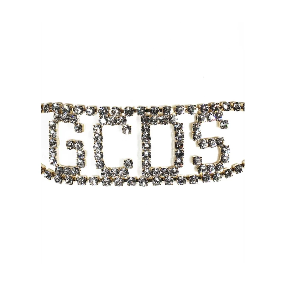Gcds Rhinestone Hipster Bikini Black Dames