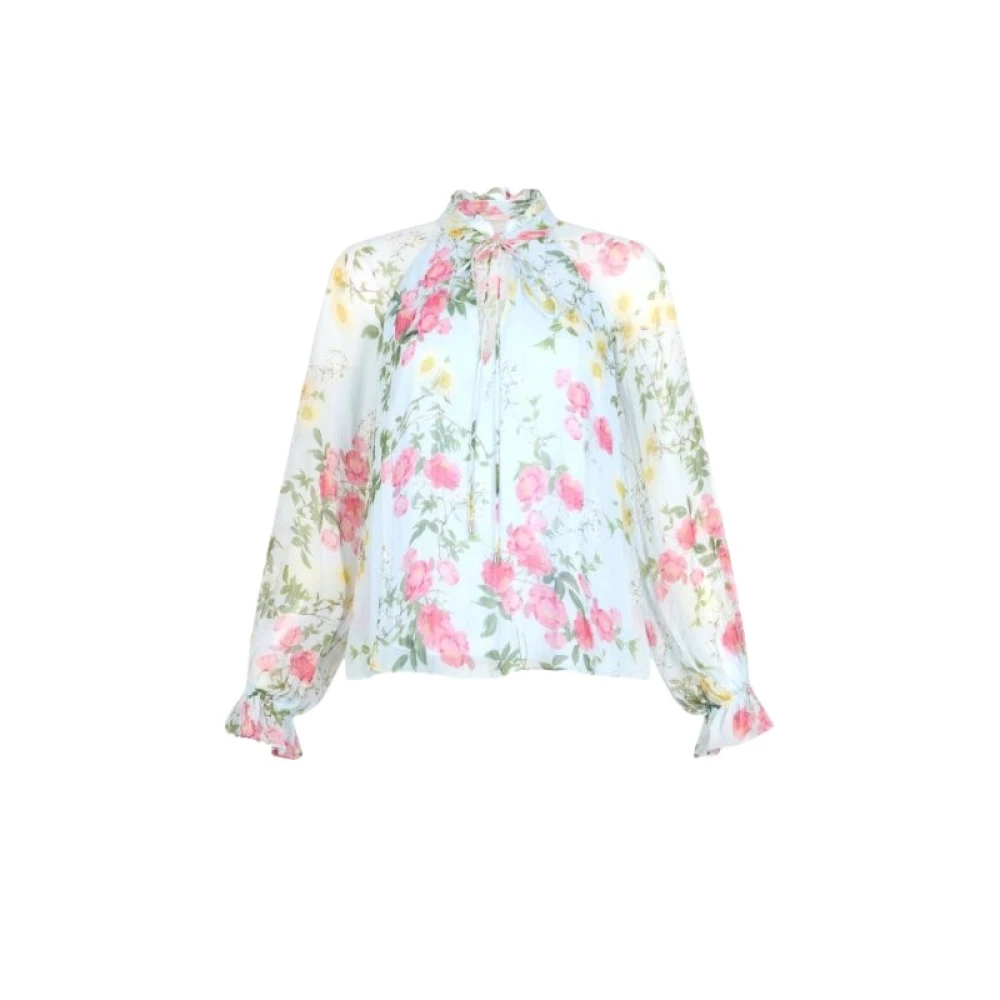 Liu Jo Women's Multicolor Blouses, Xs, Floral Blouse