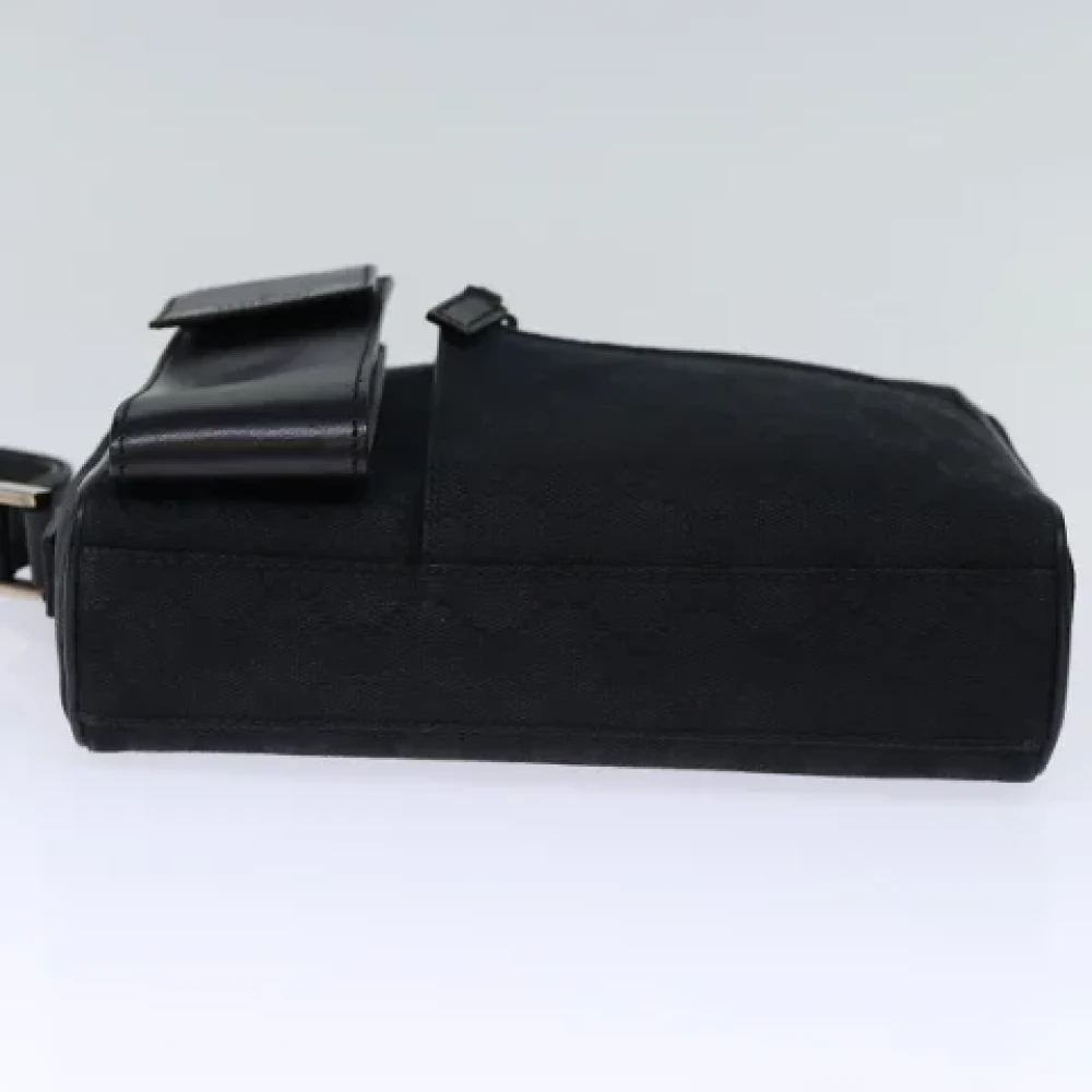 Gucci Vintage Pre-owned Canvas clutches Black Dames