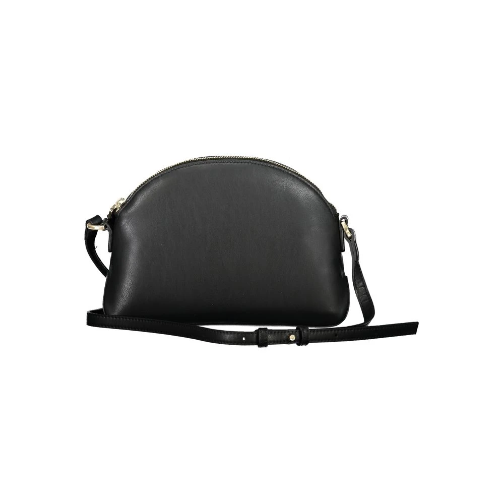 Calvin Klein Zwarte Polyester Schoudertas met Rits Black Dames