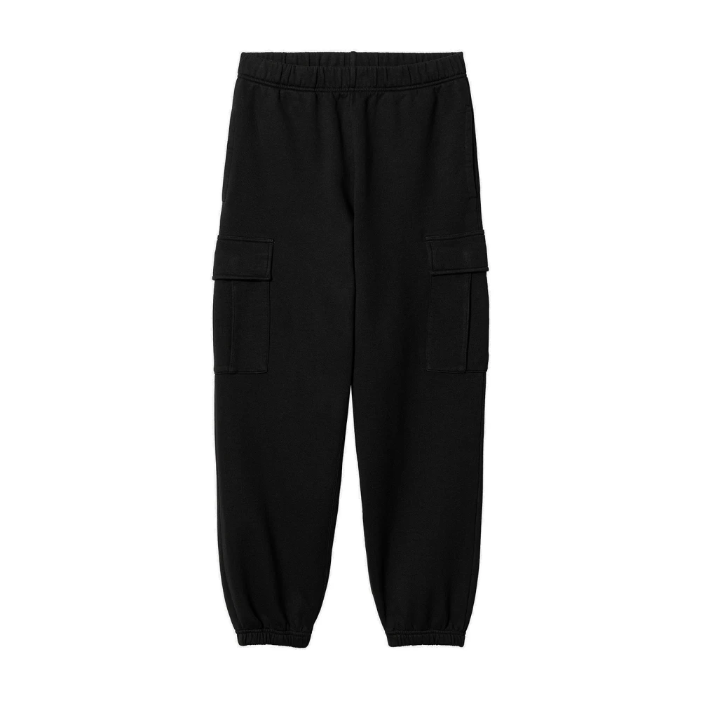 Carhartt WIP Cargo Sweat Pant in Zwart Black Heren