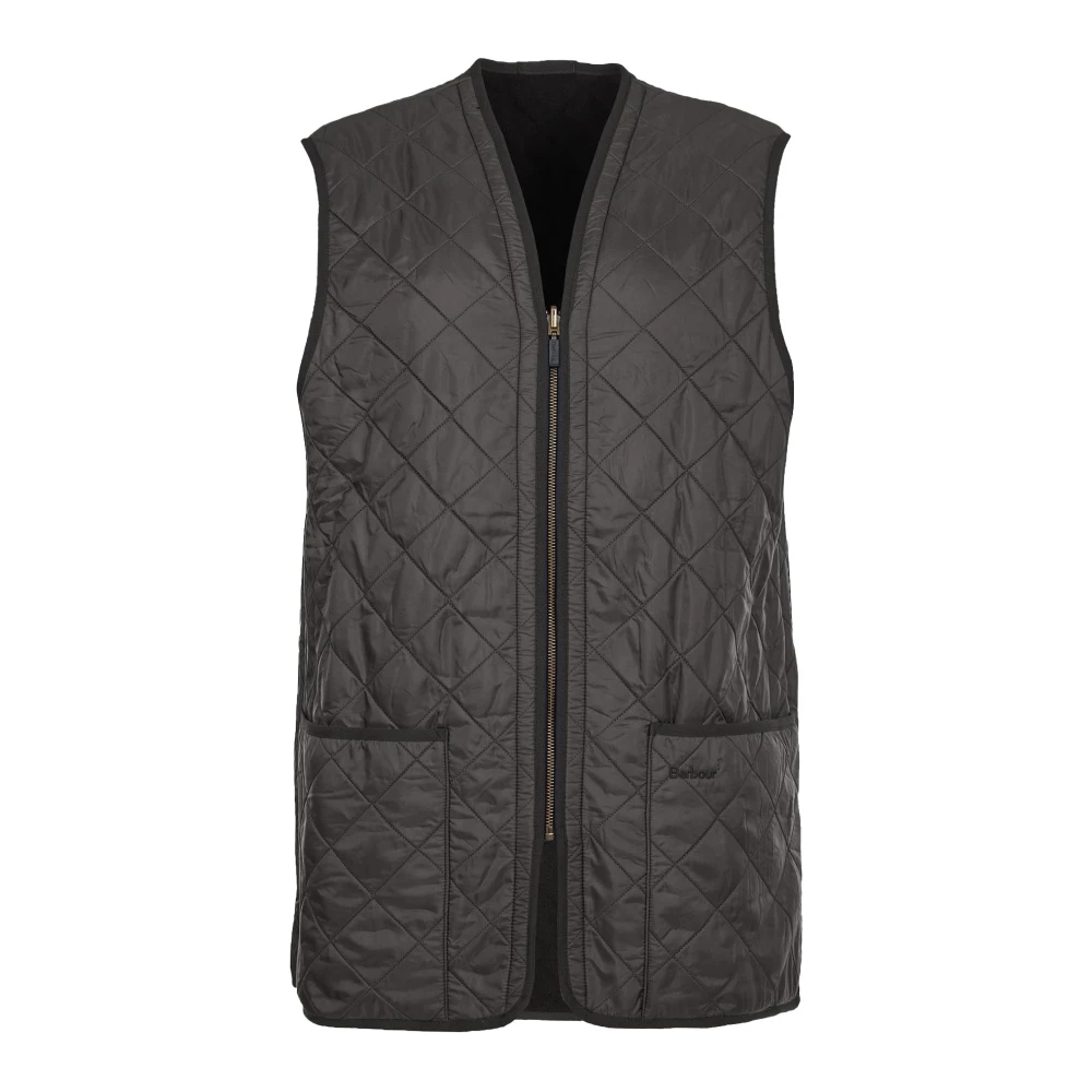 Barbour Men's Black Waistcoats, L, Polarquilt Waistcoat