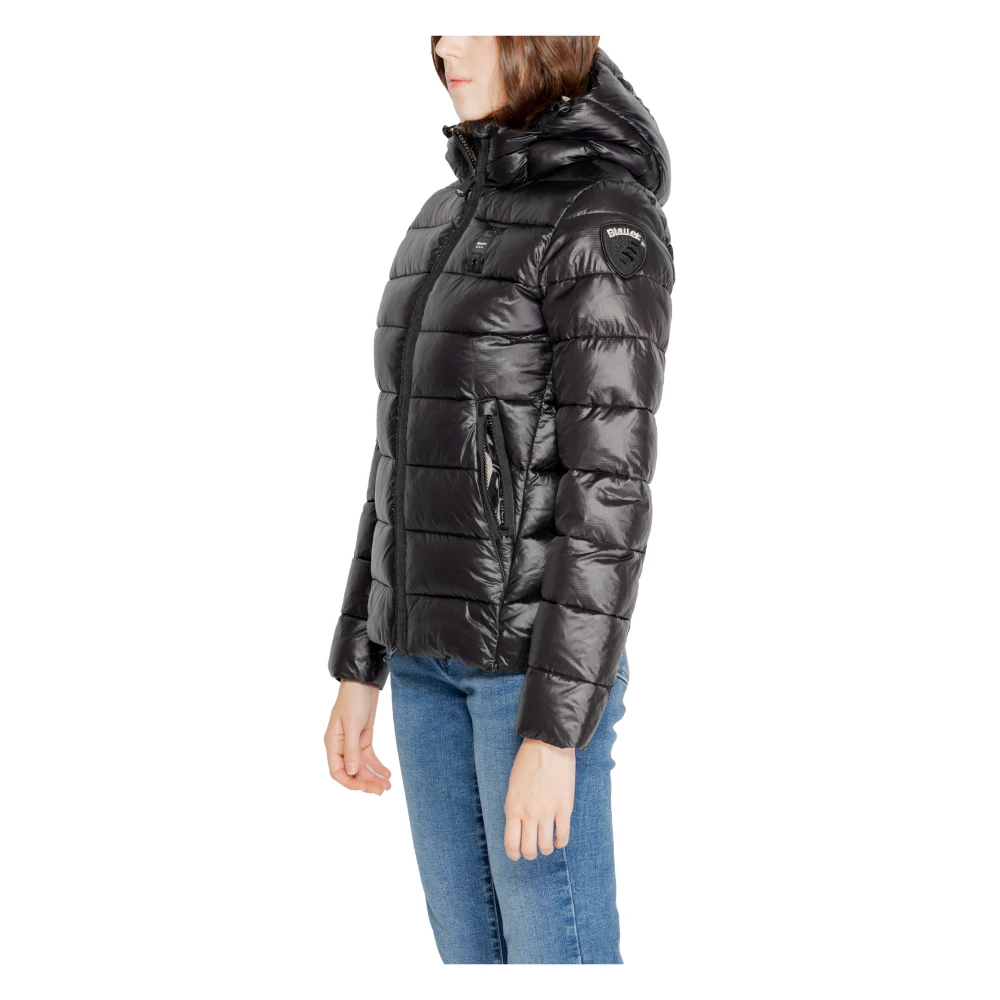 Blauer Damesjassen en Mantels Collectie Black Dames