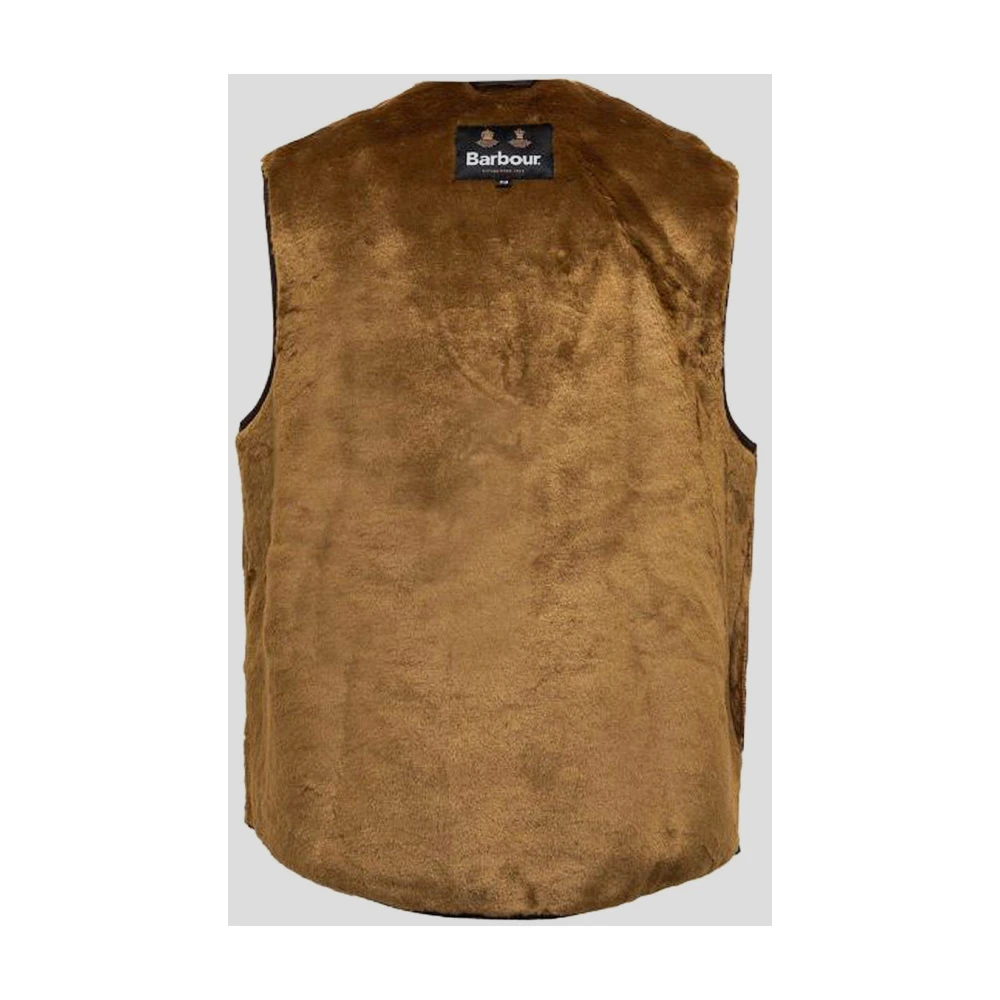 Barbour Gezellige Pile Vest Brown Heren